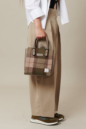 The Medium Callie Tote - Chestnut Tartan