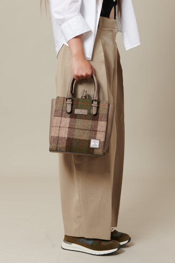 The Medium Callie Tote - Chestnut Tartan