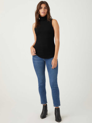 Sleeveless Turleneck