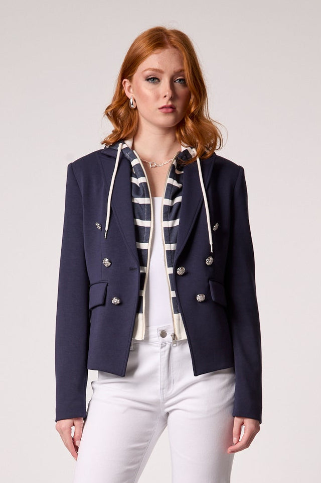 Kasey Nautical Hoodid Blazer