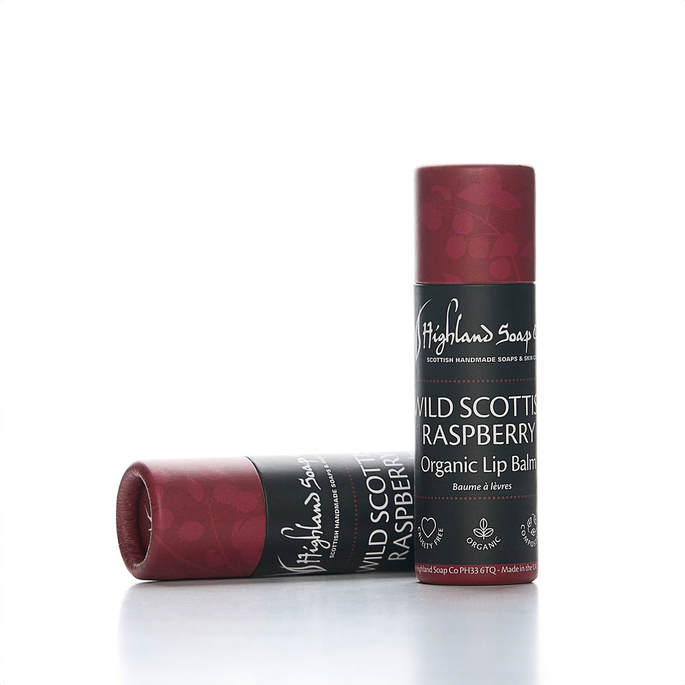 Wild Scottish Raspberry Organic Lip Balm 12ml