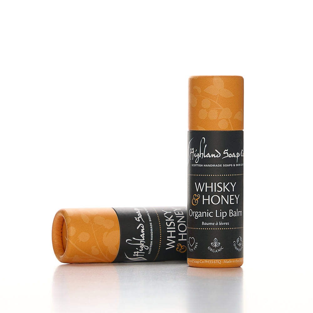 Whisky & Honey Organic Lip Balm 12ml