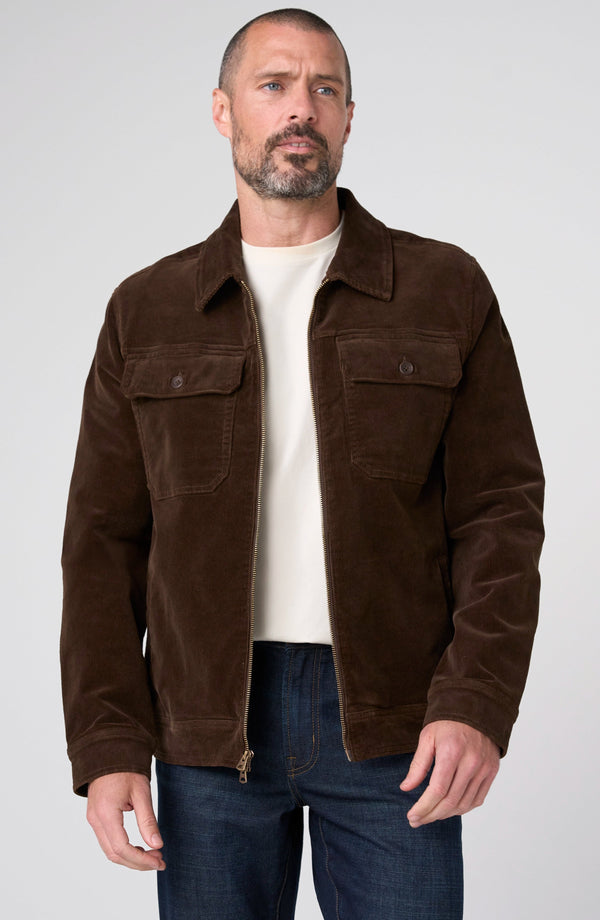 2-Way Zip Corduroy Jacket