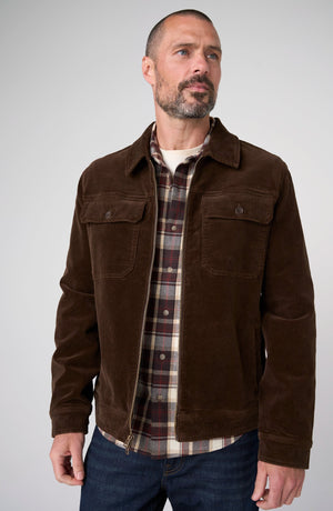 2-Way Zip Corduroy Jacket
