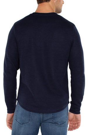 Long Sleeve Crew Neck - Navy