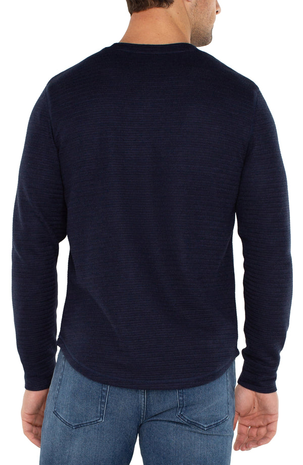 Long Sleeve Crew Neck - Navy