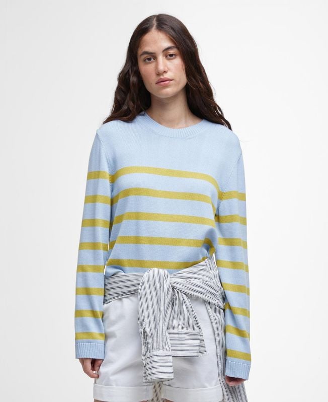 Barbour Bronya Knitted Jumper - Breeze Blue