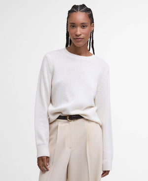 Barbour Woodhouse Knitted Jumper - Ecru