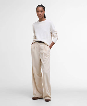 Barbour Woodhouse Knitted Jumper - Ecru