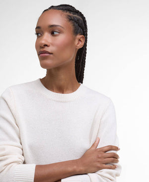 Barbour Woodhouse Knitted Jumper - Ecru