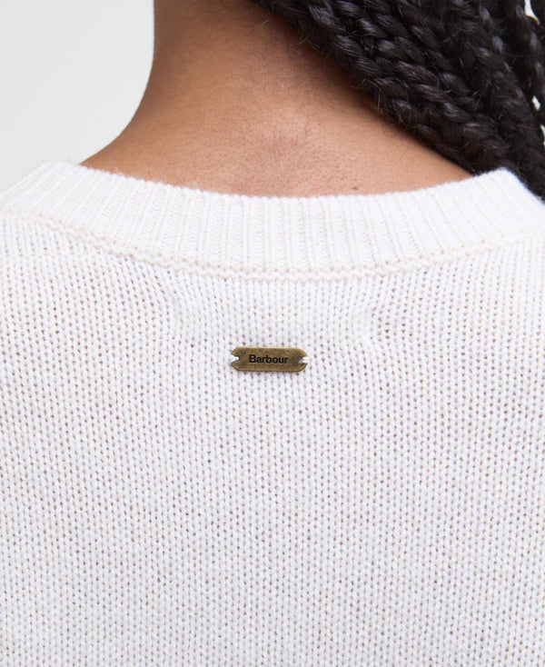 Barbour Woodhouse Knitted Jumper - Ecru