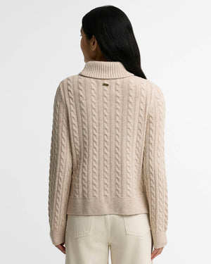 Barbour Ambleside Cable Knit Rollneck Jumper