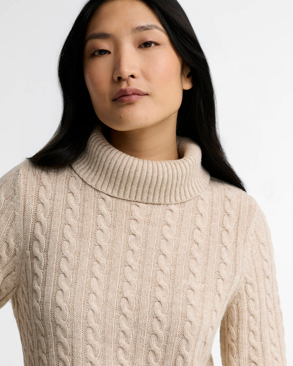 Barbour Ambleside Cable Knit Rollneck Jumper