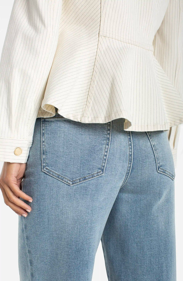 Fit & Flare Trucker Jacket - Nautical Stripe