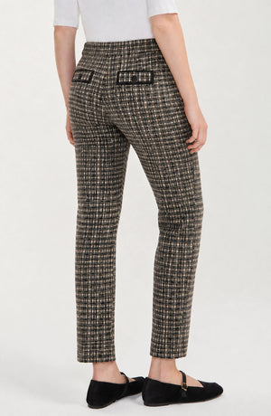 Trouser W/ Faux Leather Trim