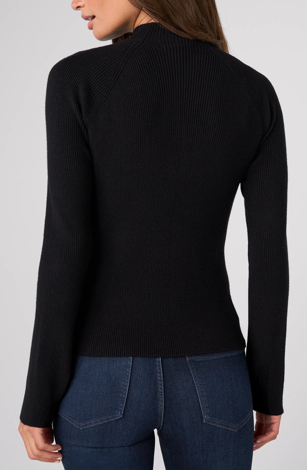 Long Sleeve Turtleneck Sweater - Black