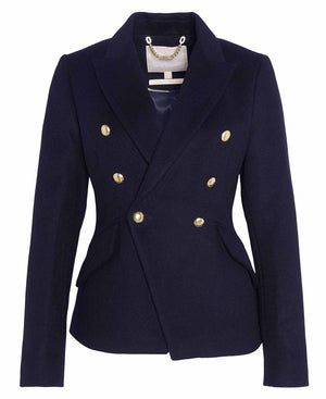 Barbour Darly Military Blazer - Navy FINAL SALE