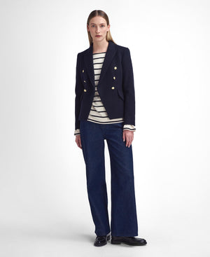 Barbour Darly Military Blazer - Navy FINAL SALE