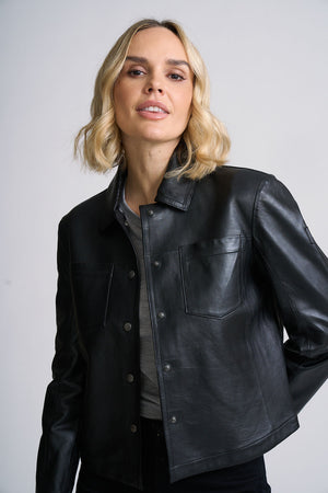 Lefei Classic Lightweight Leather Jacket