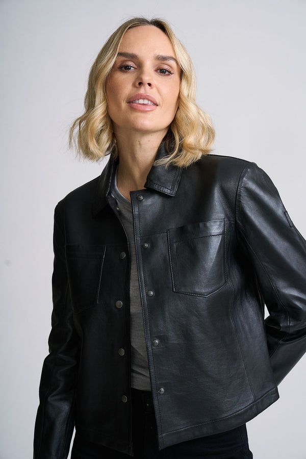 Lefei Classic Lightweight Leather Jacket