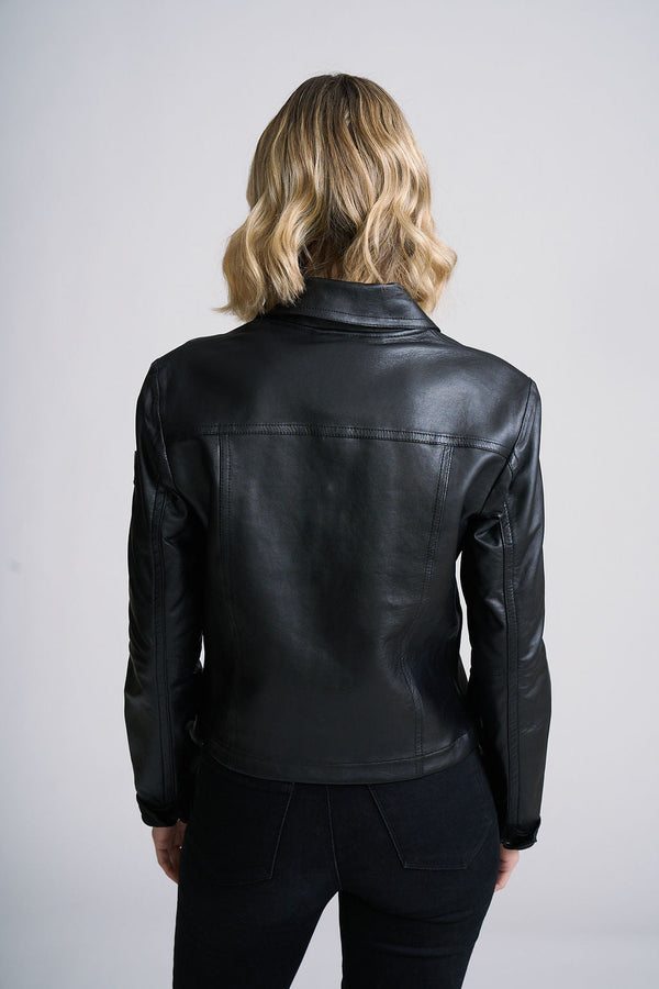 Lefei Classic Lightweight Leather Jacket