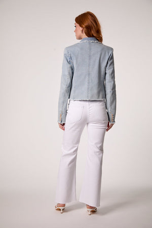 Logan Frayed Blazer