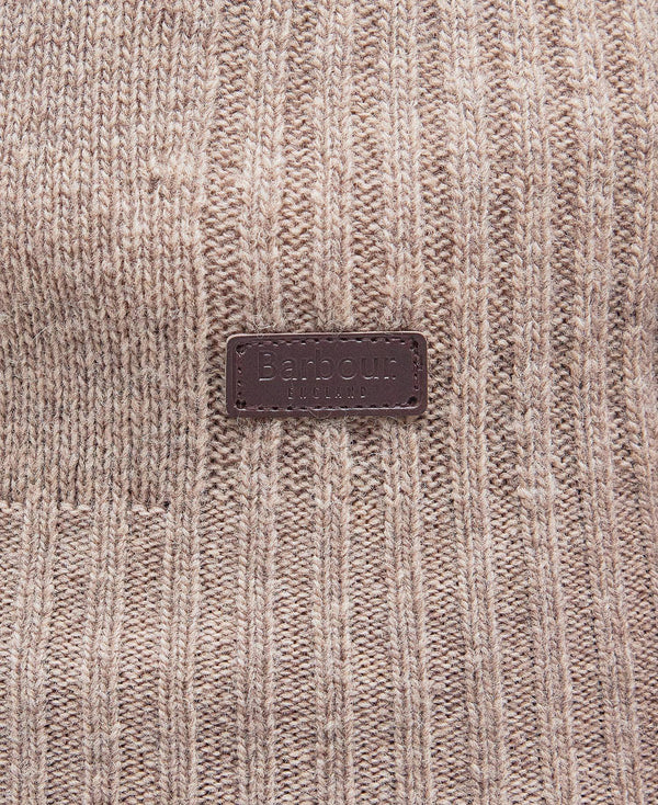 Barbour Nelson Quarter Zip - Oatmeal