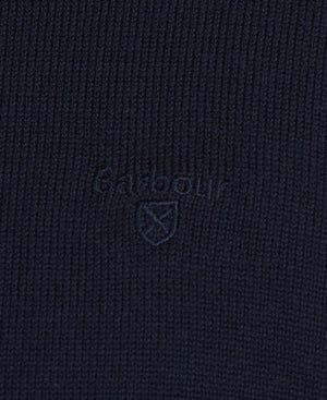 Barbour Cotton Half Zip Sweater - Navy