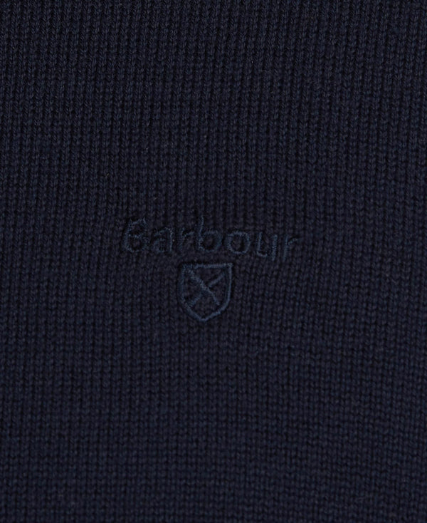 Barbour Cotton Half Zip Sweater - Navy