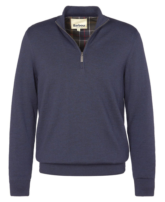 Barbour Gamlin Half Zip Pullover - Navy