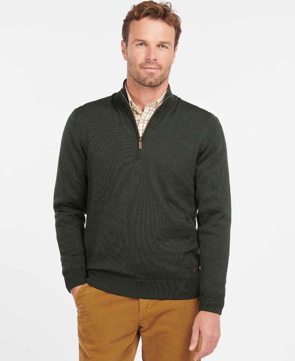 Barbour Gamlin Half Zip Pullover - Olive