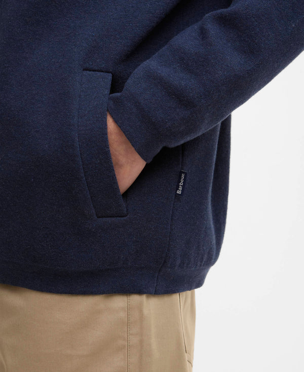 Barbour Crowcombe Knitted Zip Through - Navy