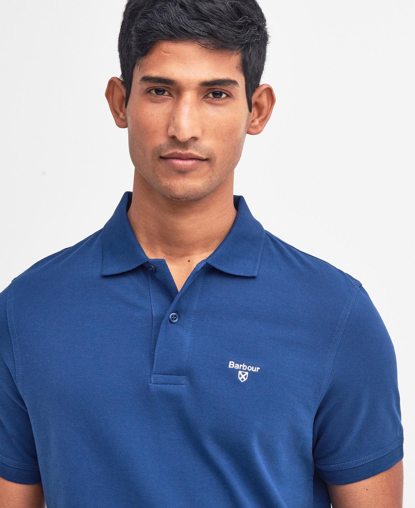 Barbour Lightweight Sports Polo Shirt - Deep Blue