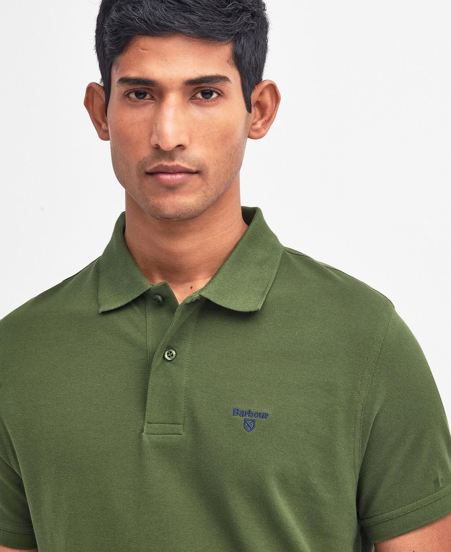 Barbour Lightweight Sports Polo Shirt - Rifle Green