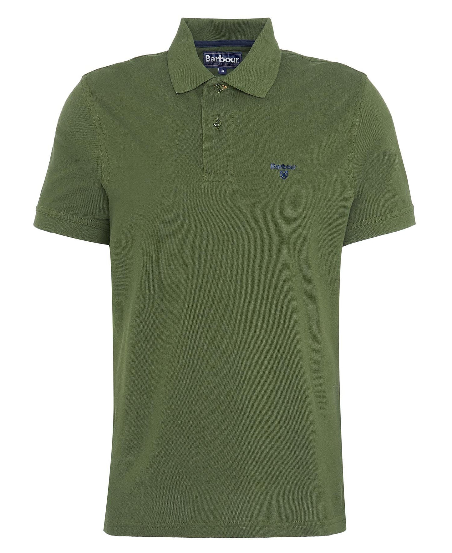 Barbour Lightweight Sports Polo Shirt Mens Rifle Green Size L