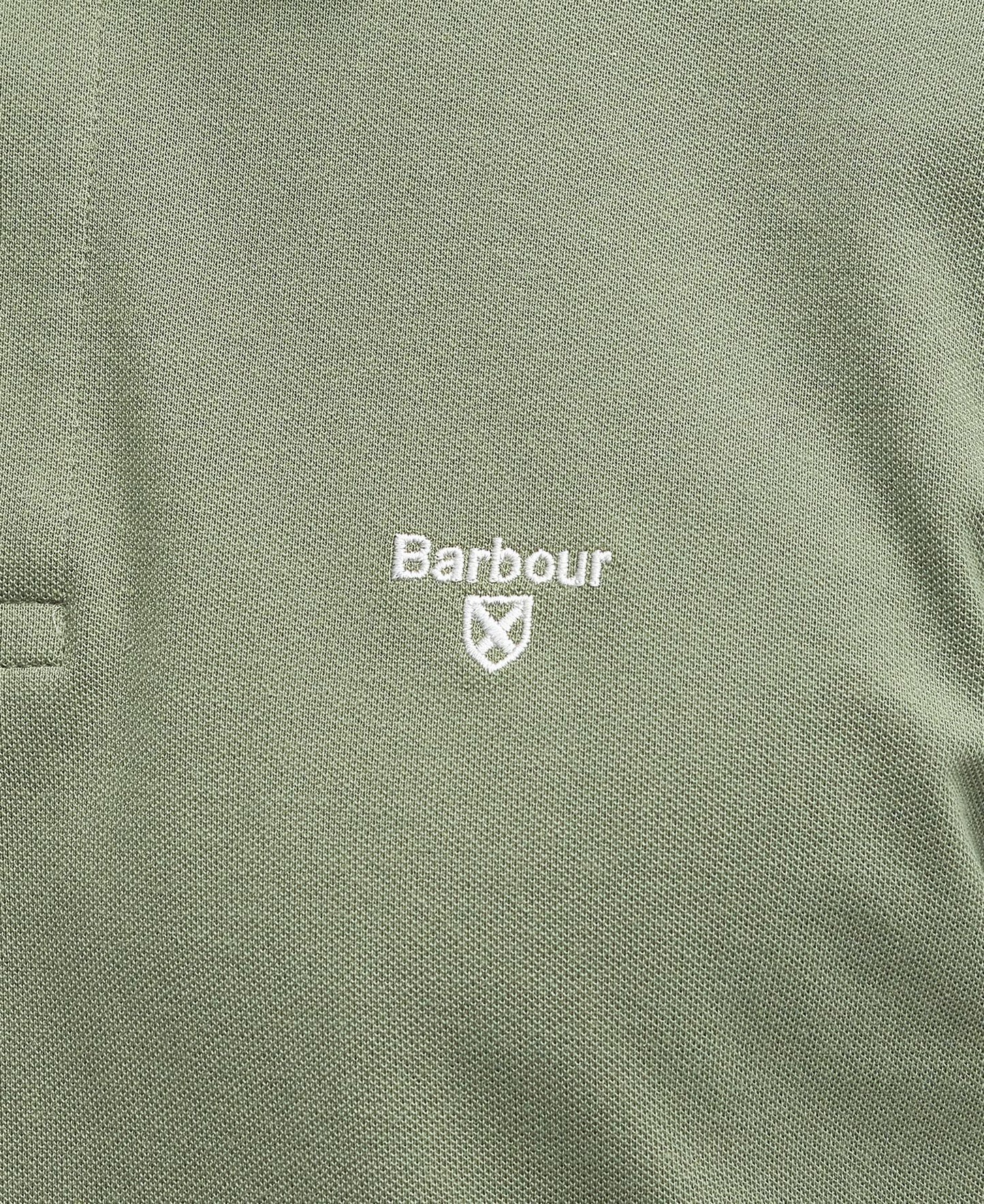 Barbour Lightweight Sports Polo Shirt - Burnt Olive