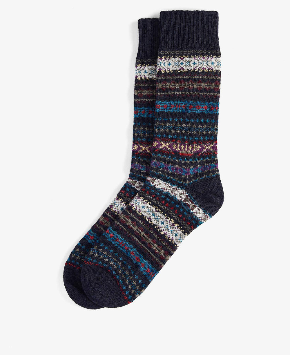 Barbour Boyd Socks - Navy Mix