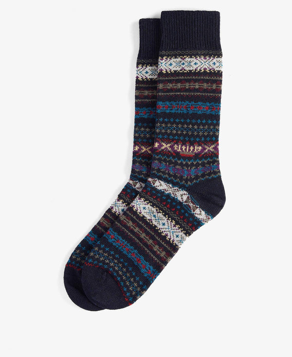 Barbour Boyd Socks - Navy Mix