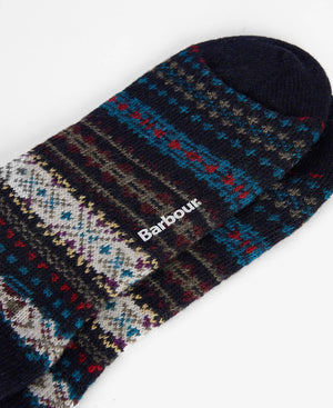 Barbour Boyd Socks - Navy Mix