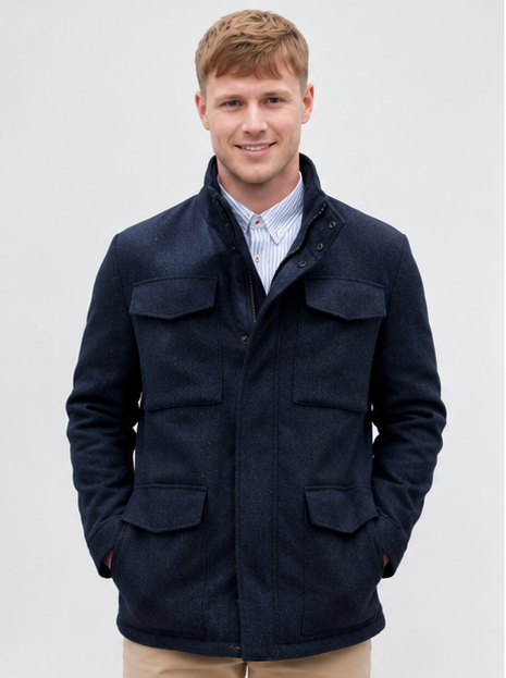 Mizen Head Tweed Coat
