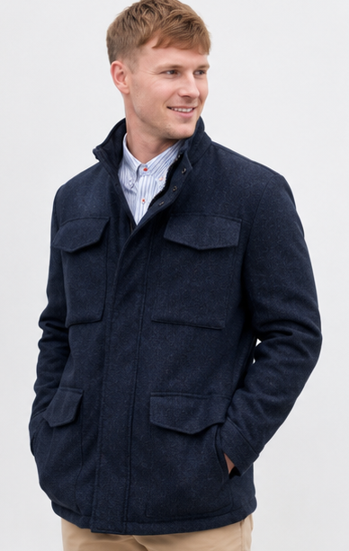 Mizen Head Tweed Coat