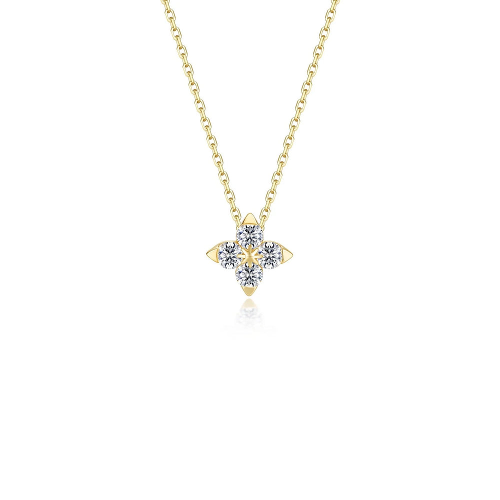 Trillium Superbloom Necklace 18" - Gold