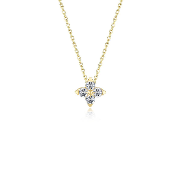 Trillium Superbloom Necklace 18" - Gold