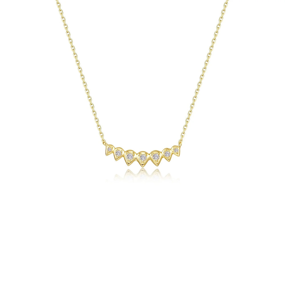Smile Necklace 18" - Gold