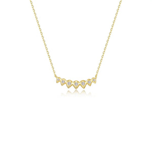 Smile Necklace 18" - Gold