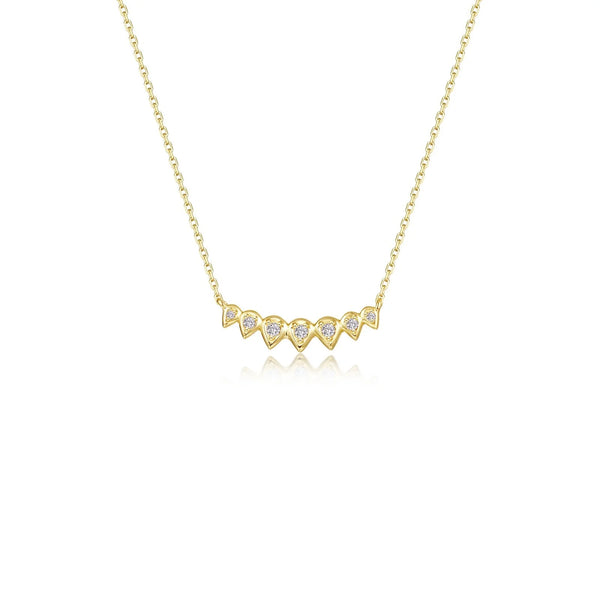 Smile Necklace 18" - Gold