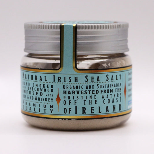 Oriel Roe & Coe Whiskey Smoked Sea Salt W/Wooden Spoon