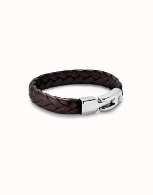 Ser Natural Leather & Silver Bracelet