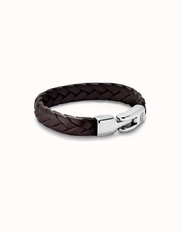 Ser Natural Leather & Silver Bracelet