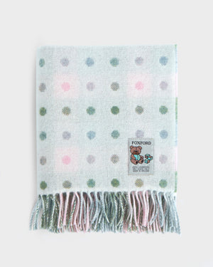 Foxford Pastel Multi-Spot Baby Blanket